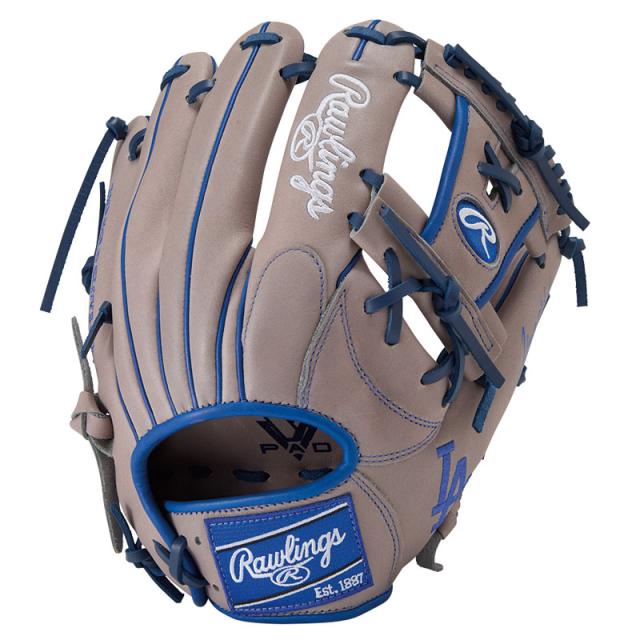 ローリングス 軟式グラブ HYPER TECH MLB TEAM Rawlings2025FW 野球 グローブ 一般 大人 【軟式内野手用／サイズ11.25】 GR5HTMN62-LAD2