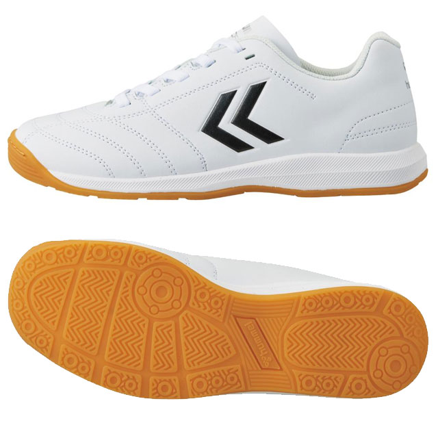 ヒュンメル フットサルシューズ ジュニア アピカーレ 5 IN JR インドア 屋内 ホワイト ブラック hummel2024 HJS5123-1090の通販は 5,100円