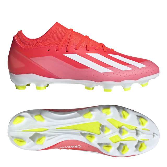 40％OFF！ アディダス サッカースパイク エックス クレイジーファスト LEAGUE HG/AG ソーラーレッド 土 人工芝 【adidas2024Q2】 IF0697の通販は