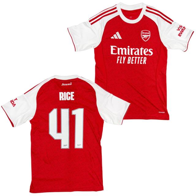 25-26 アーセナル ホーム サッカー ユニフォーム 41 ライス M 新品 25