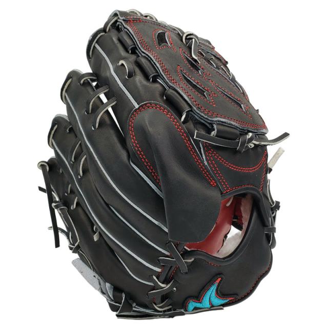 ノーリミット 硬式グラブ Nolimit KSRシリーズ ウェブを曲げない 野球 グローブ ピッチャー 一般 大人 【硬式投手用／サイズ30cm】 KSR-01-BLKRED