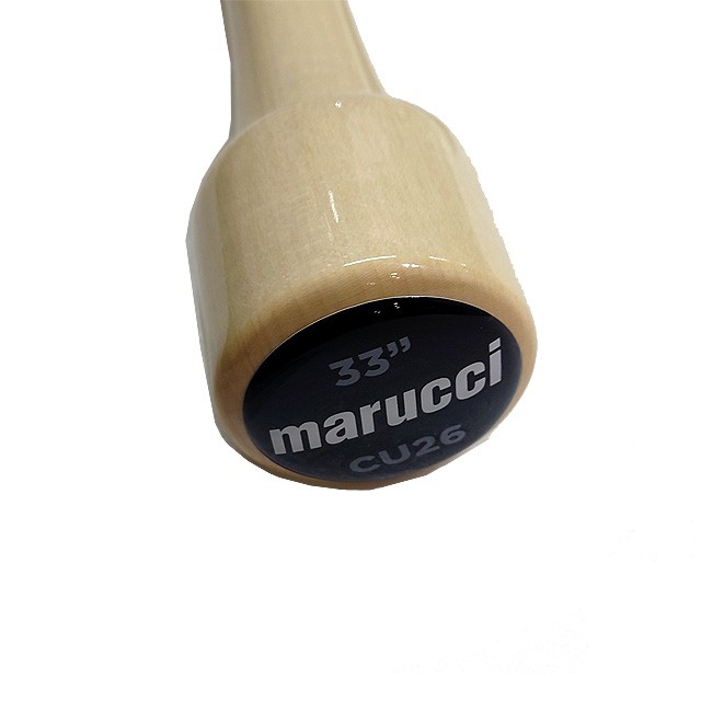 【marucci/マルーチ】 硬式バット 木製 CU26 PUCK KNOB JAPAN PRO MODEL MVEJCU26HP-N-BK