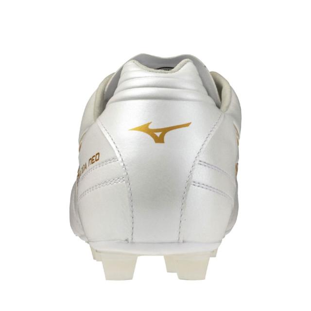 ミズノ モナルシーダ NEO 3 ワイド ELITE ホワイト ゴールド サッカースパイク 土 人工芝 天然芝 ワイドモデル mizuno2026Q1 P1GA262150_3