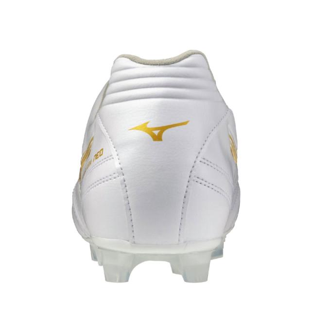 ミズノ モナルシーダ NEO 3 SW ホワイト ゴールド サッカースパイク 土 人工芝 天然芝 ワイドモデル mizuno2026Q1 P1GA262450