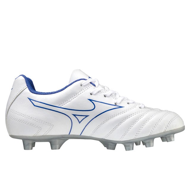ミズノ】 サッカースパイク ジュニア モナルシーダ NEO 2 SELECT Jr ホワイト ブルー ワイドモデル 天然芝 人工芝 土  【Mizuno2022Q1】の通販はau PAY マーケット - BallClub byスポーツサクライ