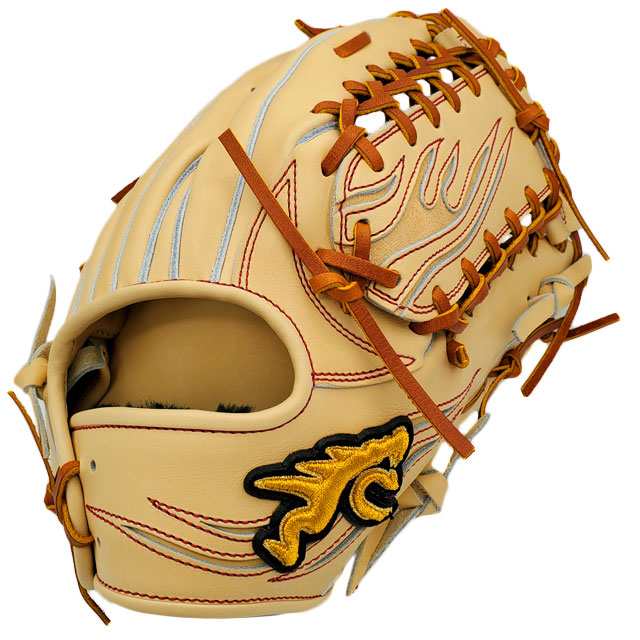 【GLOVE STUDIO RYU／リュウ】 硬式グラブ キップレザー グローブ 【硬式外野手用】 野球 高校野球ルール対応 一般 大人  RYU-701-CAMRD｜au PAY マーケット