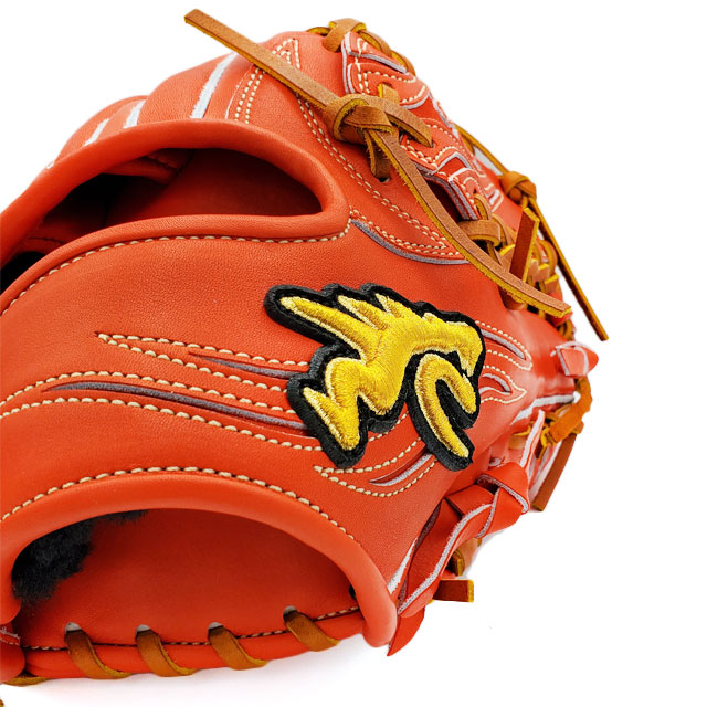 【GLOVE STUDIO RYU／リュウ】 硬式グラブ キップレザー グローブ 【硬式外野手用】 野球 高校野球ルール対応 一般 大人 RYU-701-RORSGOL_4
