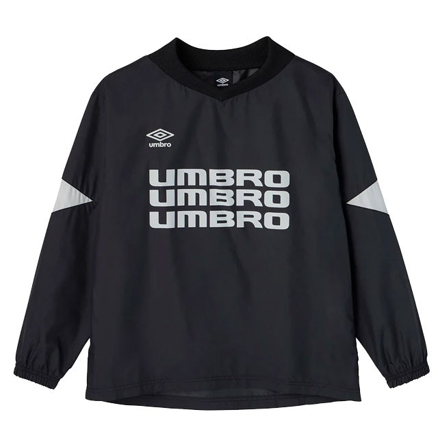 アンブロ サッカー フットサル ジュニア NAGAMOCHI ピステトップ ピステパンツ 上下セット セットアップ ブラック ブルー UF5SWB30J-UF5SPZ30Jの通販は