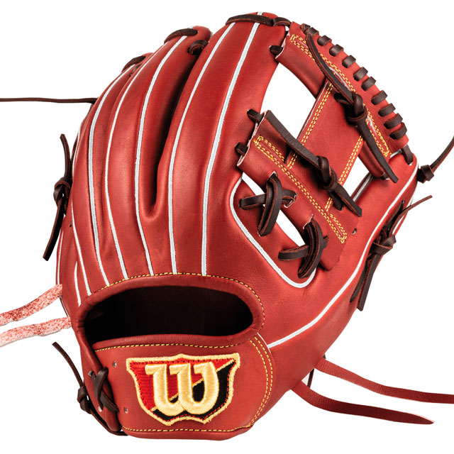 Wilson 硬式野球グローブ 赤　ウィルソン　内野　オールラウンド　形良好 ウィルソン 硬式グラブ Wilson Staff DUAL 86型 野球 グローブ 一般