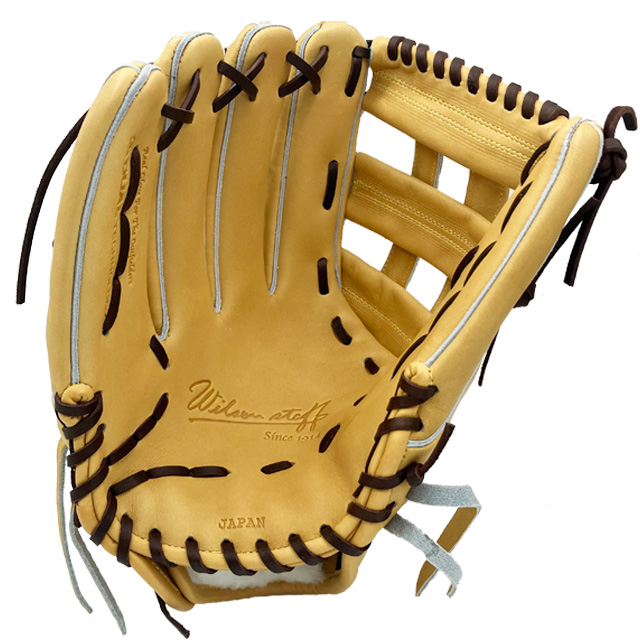 Wilson ウィルソン 硬式グラブ Wilson Staff DUAL 限定 ヴィンテージタン野球 グローブ 一般 大人 【硬式外野手用／サイズ12.5】 WBW102052_1