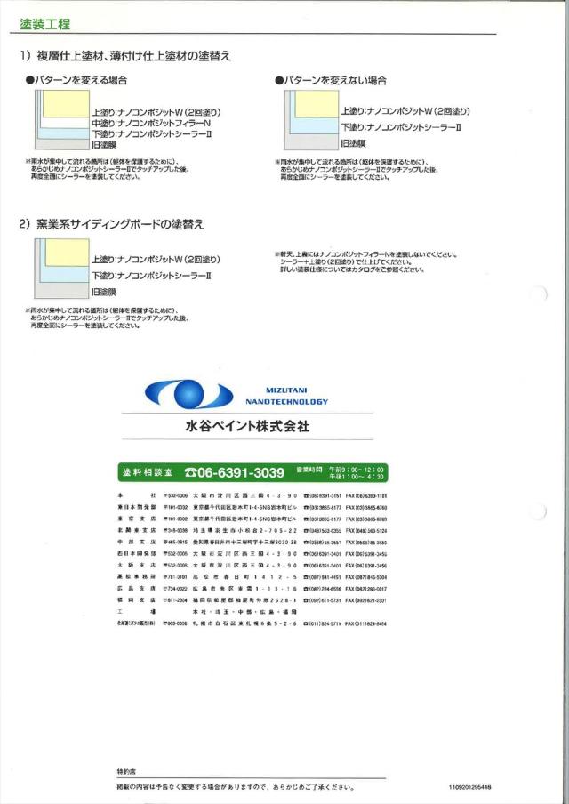 ナノコンポジットW 白 15kg【メーカー直送便/代引不可】水谷ペイント 内外壁用 塗料_4