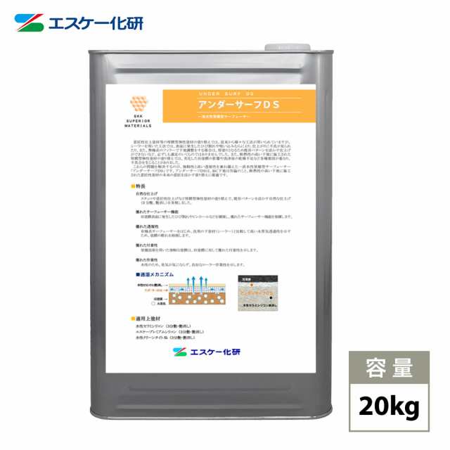 エスケー化研 アンダーサーフDS 20kg エスケー化研 塗料 下地調整塗材 エスケーの通販はau PAY マーケット PROST株式会社  au PAY マーケット－通販サイト