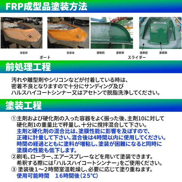 ハルスハイコート 硬化剤セット 3.3kg / 小分け FRP FRP補修 船_3