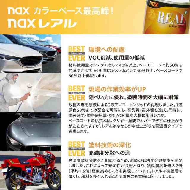 日本ペイント nax レアル 調色 トヨタ 3Q3 ダークレッドマイカM 3kg（希釈済）の通販はau PAY マーケット PROST株式会社  au PAY マーケット－通販サイト