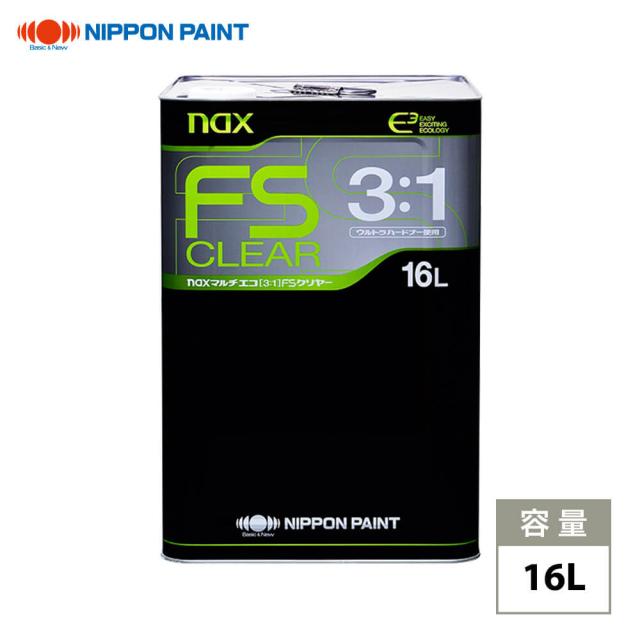 マルチエコ(3:1)FSクリヤー 16L/日本ペイント クリヤー 塗料の通販は 34,100円