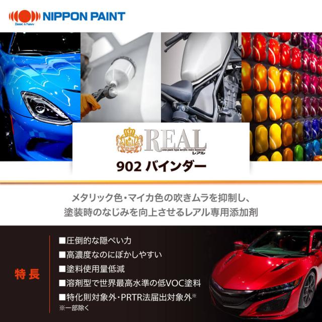 naxレアル 902 バインダー 2kg/日本ペイント 添加剤 塗料_1