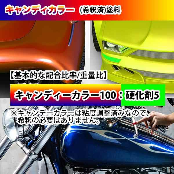 PG80 キャンディーカラー スペシャルレッド 0.5L /ウレタン 塗料 2液