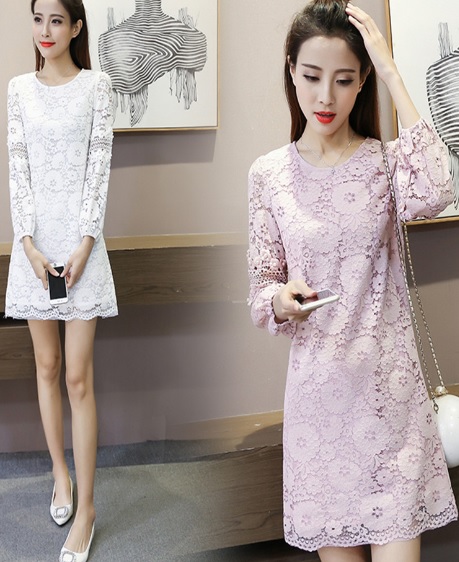 ワンピース ドレス 総レース ミニ丈 ショート丈 長袖 花柄 10代 代 春 お呼ばれ 大人可愛い ディナー 結婚式 二次会 パーティー 上品 の通販はau Pay マーケット つらら商店