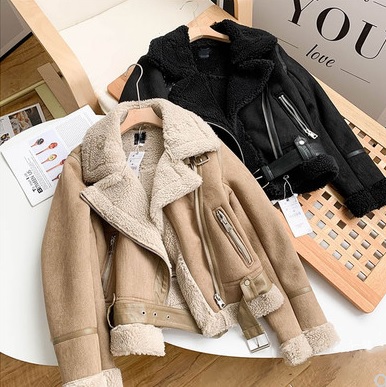 アウター ボアジャケット 防寒 ミディアム丈 黒 キャメル 秋冬 長袖 10代 20代 30代 お出かけ デート クール ポケット シンプル トレンド 大人女子 カジュアル 暖かい ツーリング ふわもこの通販は 5,980円