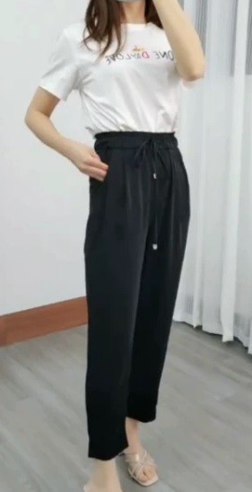 スウェットパンツ 美脚 細見え 黒 ブルー 無地 ゆったり ロング丈 春夏 大きめ おしゃれ 楽 かっこいい 10代 20代 30代 お出かけ デート 着まわし 大人女子 カジュアル 部屋着 ラフ シンプル スポーツ トレンド 人気の通販は