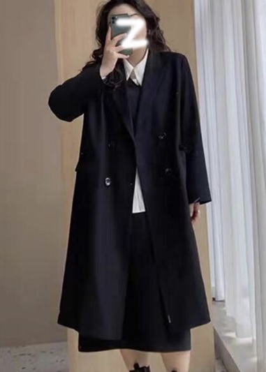 アウター チェスターコート 防寒 ロング丈 黒 大きいサイズ 秋冬 無地 長袖 10代 20代 30代 お出かけ デート 通勤 通学 OL 仕事 シンプル トレンド 大人女子 可愛い かっこいい クール カジュアル 暖かいの通販は 5,980円