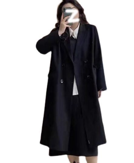 アウター チェスターコート 防寒 ロング丈 黒 大きいサイズ 秋冬 無地 長袖 10代 20代 30代 お出かけ デート 通勤 通学 OL 仕事 シンプル トレンド 大人女子 可愛い かっこいい クール カジュアル 暖かいの通販は