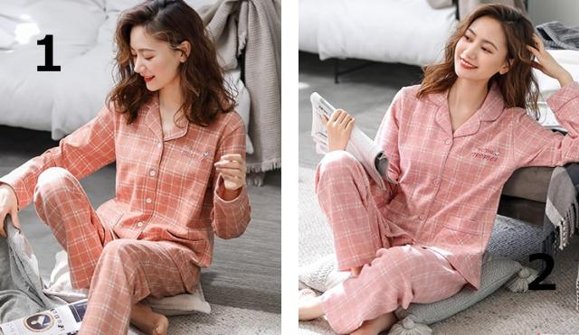 ルームウェア パジャマ ピンク イエロー オレンジ レッド ベージュ ブラウン グレー ハート チェック ストライプ 可愛い オシャレ 楽 リラックス 長袖 部屋着 お家時間 セットアップ 上下セット 春 秋 大きめ キュート 人気の通販は 5,442円