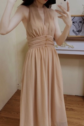 ロングワンピース Vネック マキシ丈 ノースリーブ ゆったり Aライン フレア ホルターネック 背中開き 大人可愛い 春夏 ドット柄 水玉模様の通販はau Pay マーケット つらら商店 ロングワンピース Vネック マキシ丈 ノースリーブ ゆったり Aライン フレア ホルターネック 背中開き 大人可愛い 春夏 ドット柄 水玉模様の通販はau Pay マーケット つらら商店