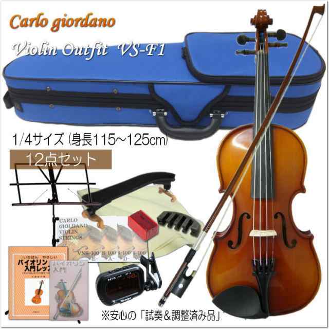 分数バイオリン 1/4サイズ Carlo Giordano VS-1 大人気商品 64.0%OFF