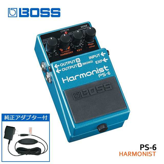 商売 純正ACアダプター付きBOSS ハーモニスト PS-6 Harmonist ボス