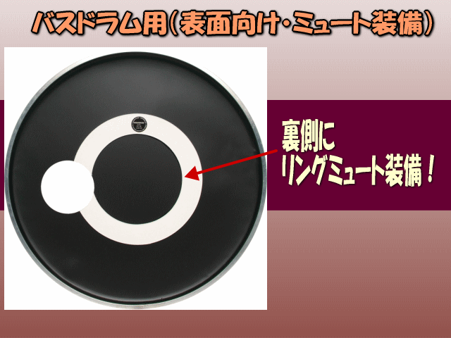 アクエリアン バスドラムヘッド 1プライ ホール付き ミュートあり Aquarian Rsm20bk 20インチの通販はau Pay マーケット 楽器のことならメリーネット