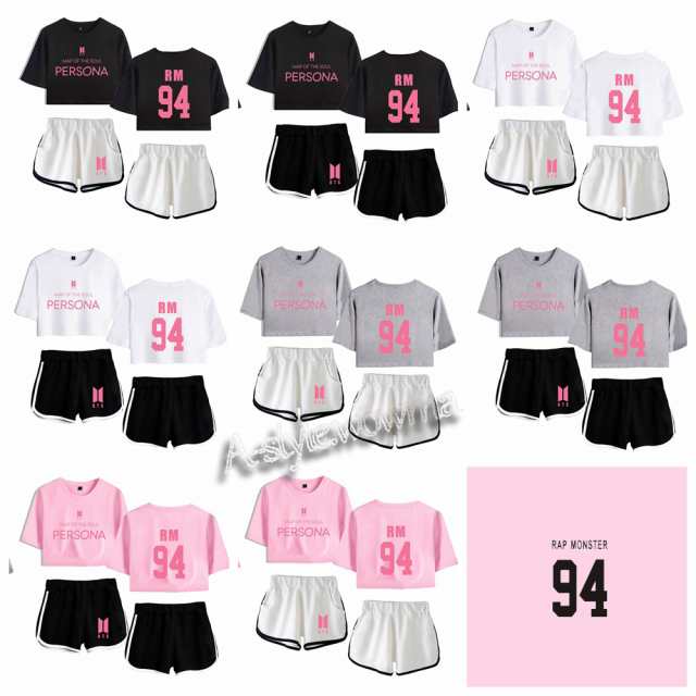 Bts服 Tシャツ 短パン 94 Rm 防弾少年団 パンツ 半袖 Btsグッズ 打歌服 応援服 中高生 女の子 春夏着用 韓流グッズ Xs Xxlの通販はau Pay マーケット A Style