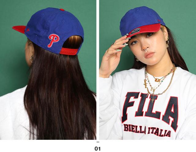 青柳入団記念Philliesフィリーズnewera 39THIRTYキャップ帽子 47 キャップ フィリーズ メンズ レディース 春夏秋冬用 青 MLB