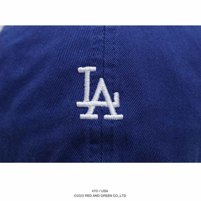 ドジャース 公式 LA キャップ 青 コーデ 47 ローキャップ メンズ