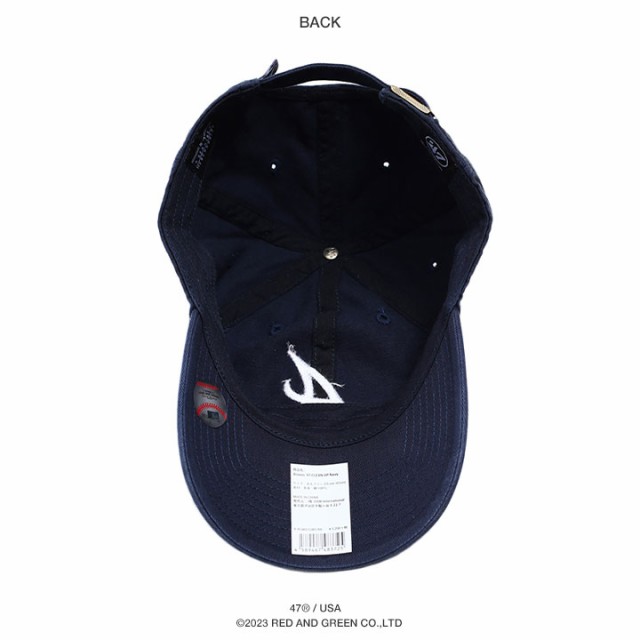 47 キャップ アトランタ ブレーブス メンズ レディース 春夏秋冬用 紺 MLB Braves ロゴ 47brand フォーティセブン 帽子 cap  ぼうし ロー｜au PAY マーケット