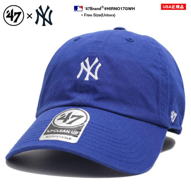 MLB ヤンキース豪華刺繍キャップ 10月SALE】MLB ヤンキース豪華刺繍キャップ 47 キャップ メンズ 青 MLB