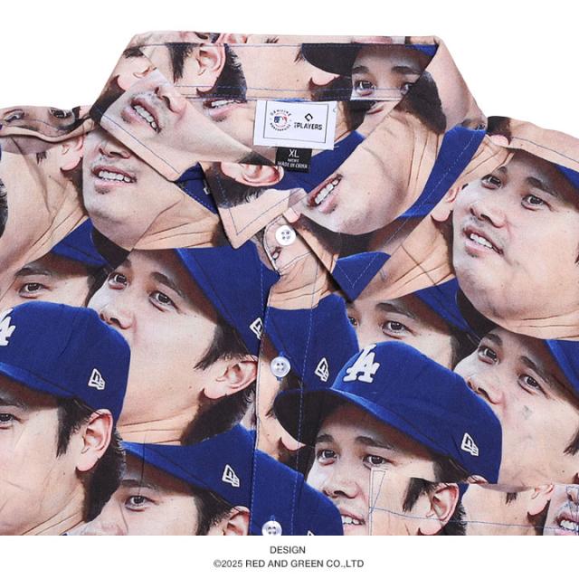 FOCO フォコ MLB ロサンゼルス ドジャース 公式 大谷翔平 グッズ 選手 半袖シャツ メンズ 春夏用 青 大きいサイズ Dodgers LA ロゴ エムエルビー シャツ 半袖 柄シャツ 総柄 大人 b系 ヒップホップ ファッション ストリート系 ブランド 服 2025秋冬 新作 FC-SHIRT01_13