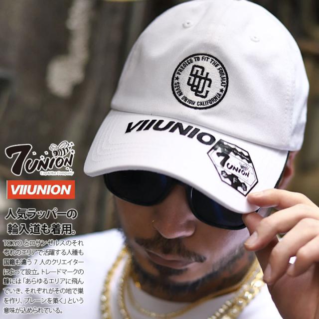 7union キャップ メンズ 春夏秋冬用 白/黒 セブンユニオン 公式 帽子 