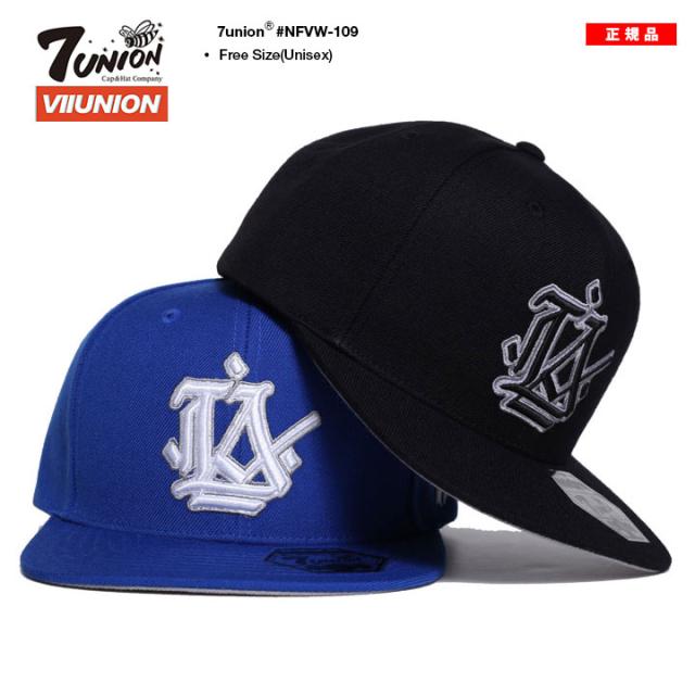 7union キャップ K2S Kill Succeed 公式 コラボ LA エルエー 刺繍 メンズ レディース 青 黒 大きいサイズ セブンユニオン 帽子 cap 深め フラットバイザー スナップバックキャップ b系 ヒップホップ ファッション ストリート系 ハイ ブランド 2025春夏 新作 NFVW-109
