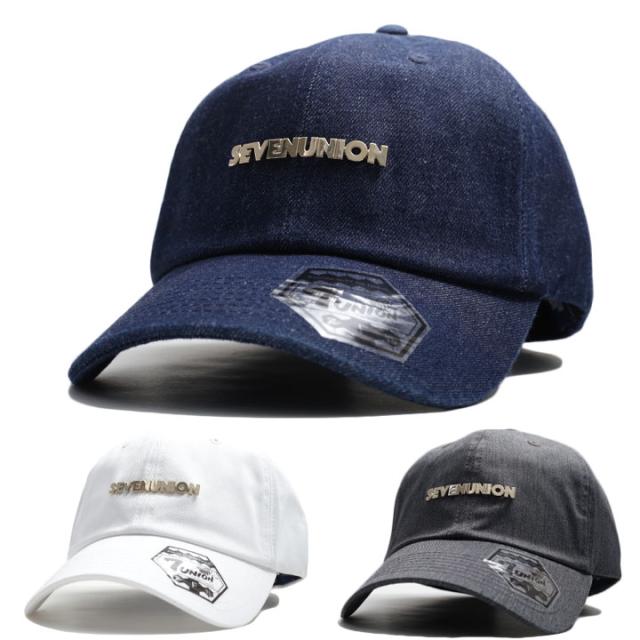 セブンユニオン 7union キャップ 帽子 ローキャップ ボールキャップ Cap メンズ レディース 男女兼用 インディゴブルー 白 グレー Fサイの通販はau Pay マーケット 本格派大人のb系 スポーツ ストリート
