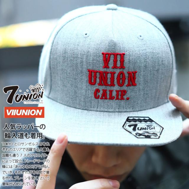 セブンユニオン 7union キャップ 帽子 スナップバック Cap メンズ レディース 男女兼用 グレー 紺 黒 Fサイズ B系 ヒップホップ ストリーの通販はau Pay マーケット 本格派大人のb系 スポーツ ストリート