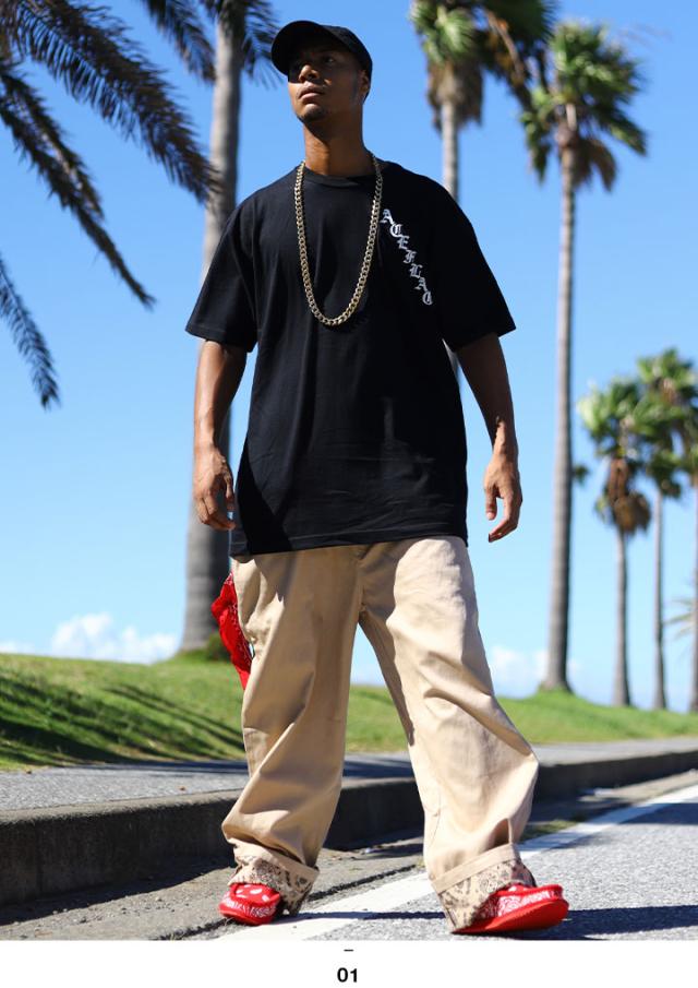 50%OFF】ACE FLAG 上下セット 半袖 Tシャツ チノパン ロングパンツ