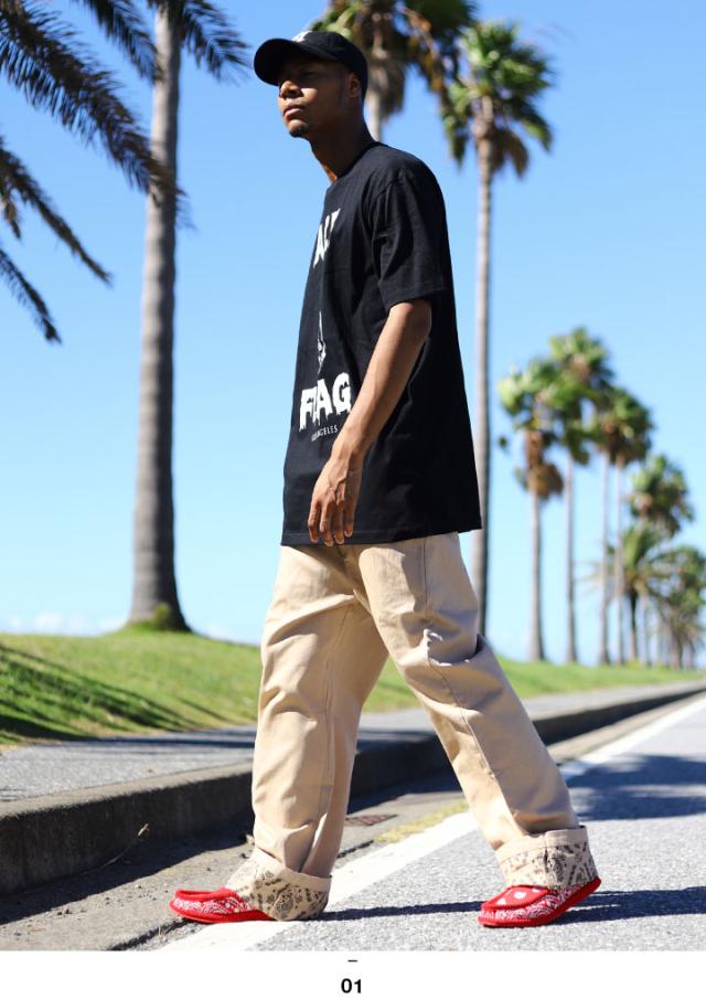 50%OFF】ACE FLAG 上下セット 半袖 ブランド Tシャツ チノパン ロング