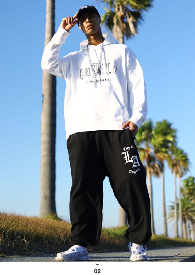 ACE FLAG 上下セット 長袖 メンズ 春秋冬用 黒/白 大きいサイズ エース