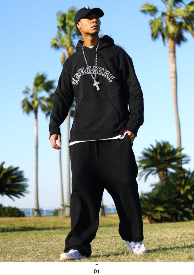 ACE FLAG 上下セット 長袖 メンズ 黒 大きいサイズ エースフラッグ