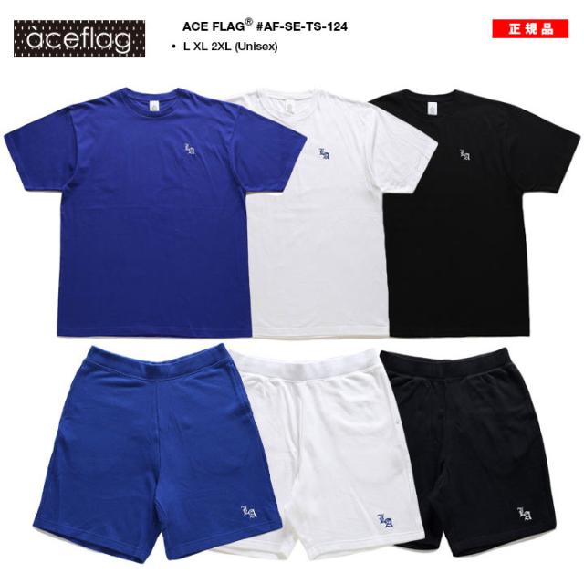ACE FLAG 上下セット 半袖 ブランド Tシャツ ハーフパンツ 上下 メンズ 