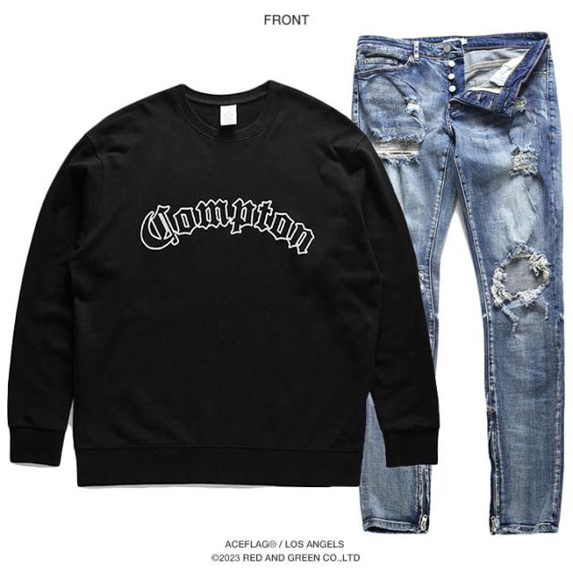 ACE FLAG 上下セット 長袖 メンズ 黒 大きいサイズ エースフラッグ