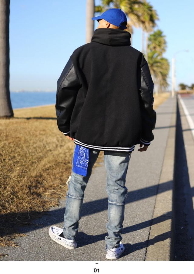 ACE FLAG 上下セット 長袖 ブランド 裏パイル パーカー メンズ 春秋冬