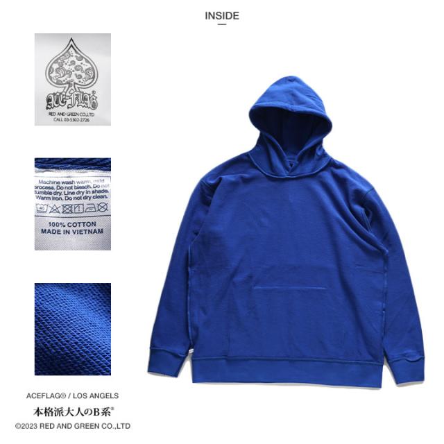 ACE FLAG 上下セット 長袖 ブランド メンズ 青/白/黒 大きいサイズ エースフラッグ セットアップ パーカー フーディ 上下 LA エルエー ロサンゼルス ビッグシルエット b系 ヒップホップ ファッション ストリート系 ハイ 新作 AF-SE-PA-074_12