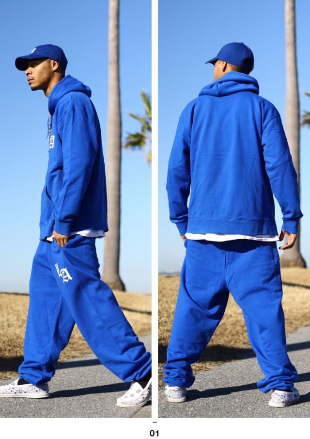 ACE FLAG 上下セット 長袖 ブランド メンズ 青/白/黒 大きいサイズ